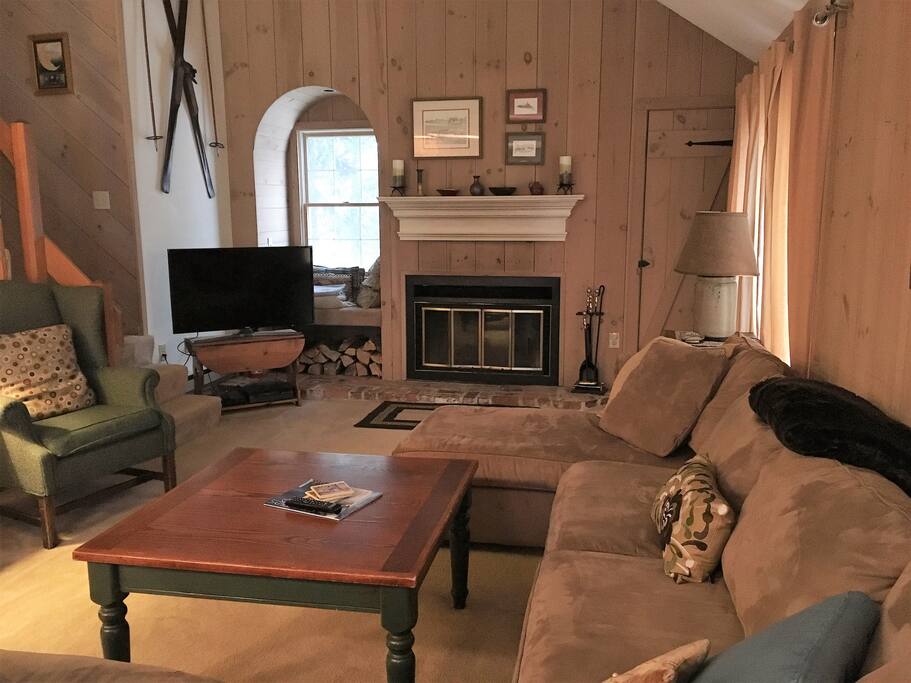 Living Room with Fireplace