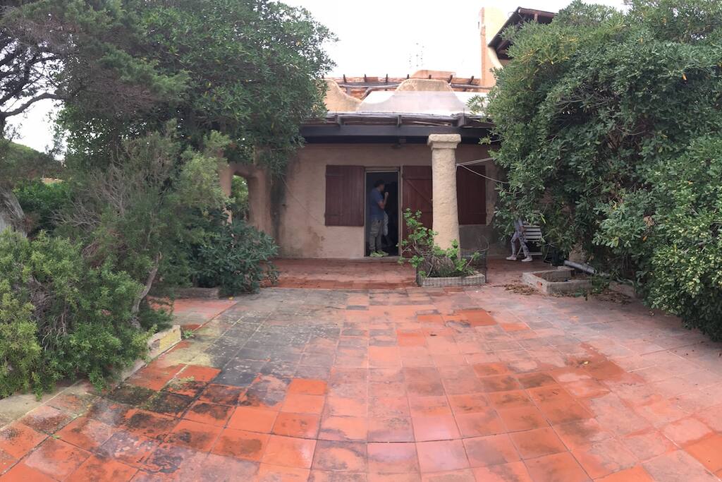 Patio antistante la sala da pranzo