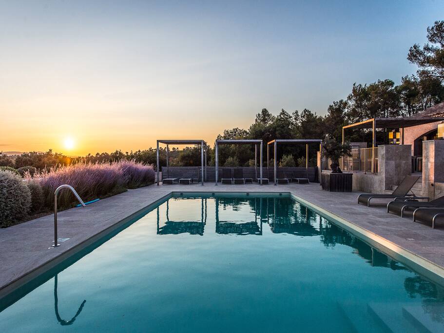 Piscine bio chauffée