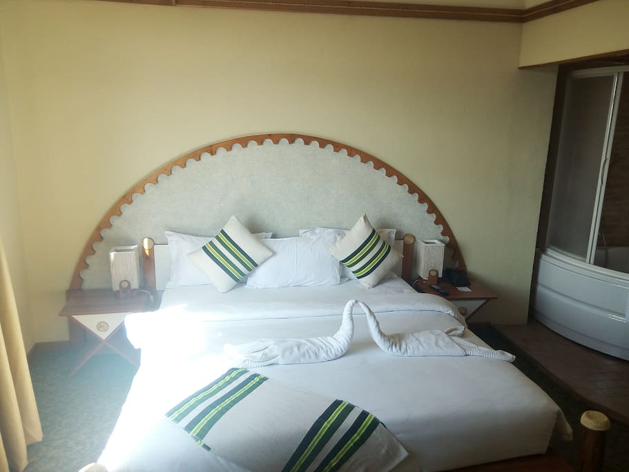 Plush King Size Bed