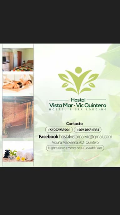 Hermoso hostal Quintero! V region ! Lugar turístico! A pasos de la playa y cueva del Pirata! Lugar Turístico !