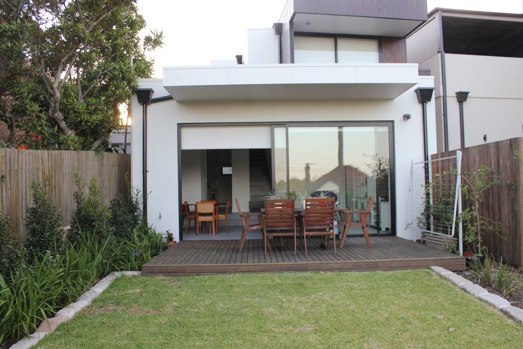 Outside view of our townhouse