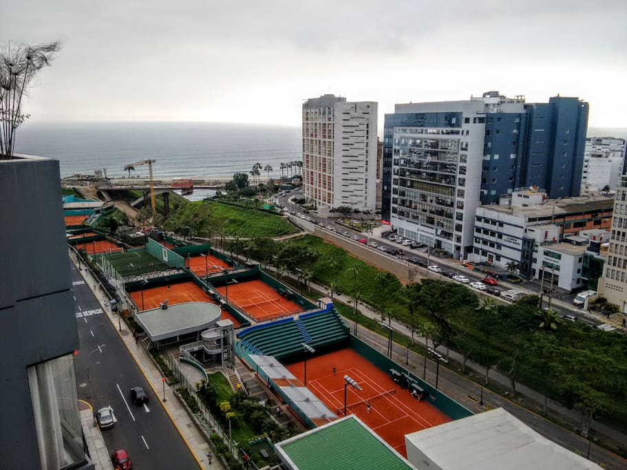 Hermosa vista al Club de Tennis Las Terrazas