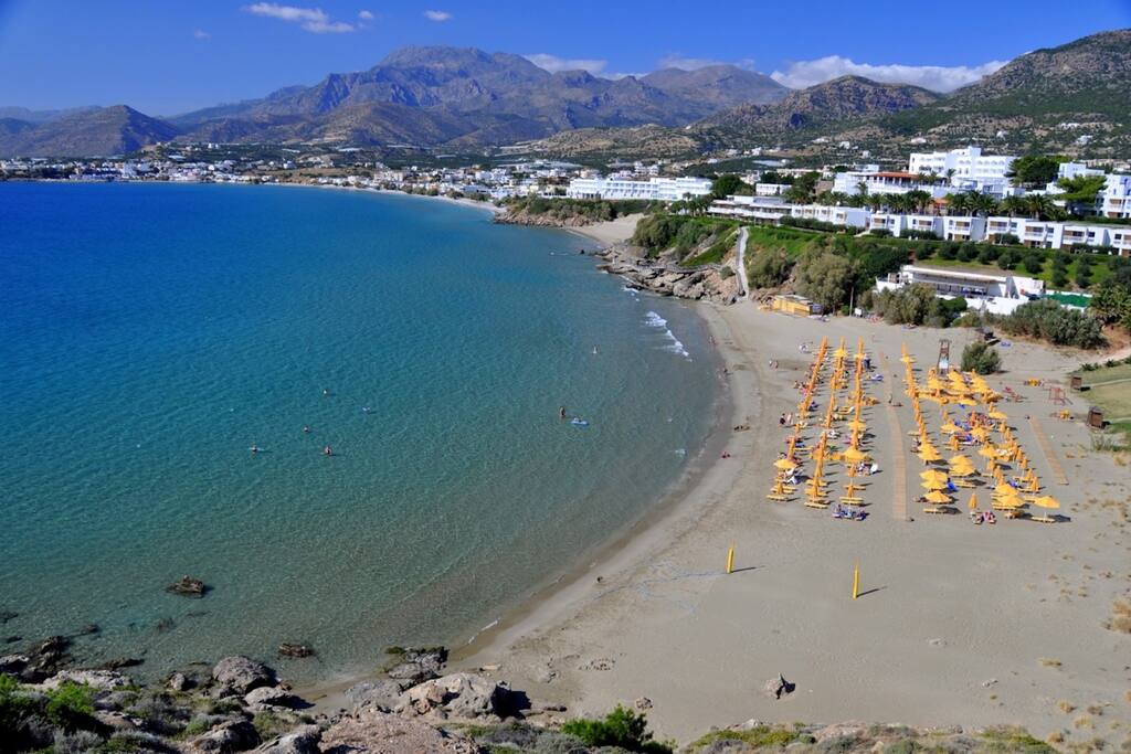 The beach in front of the house only few steps away