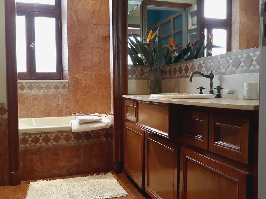Baño principal en suite.