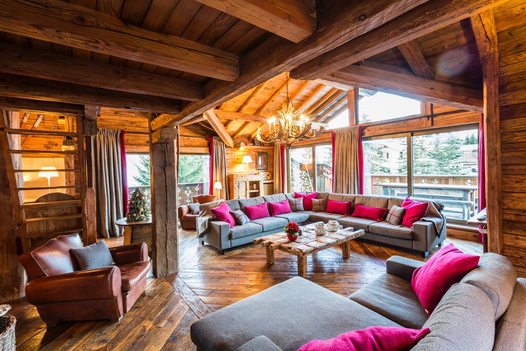 The spacious living area
