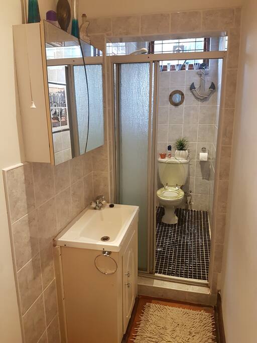 basin outside toilet