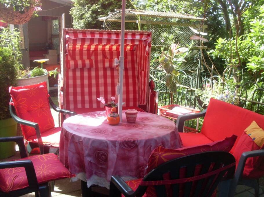 Sitzecke im Garten
