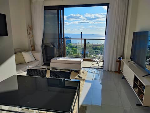 New apartment with pool and river view