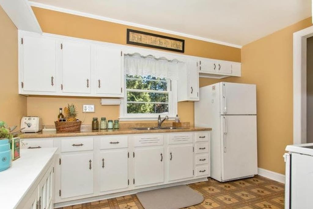 Fully-stocked kitchen