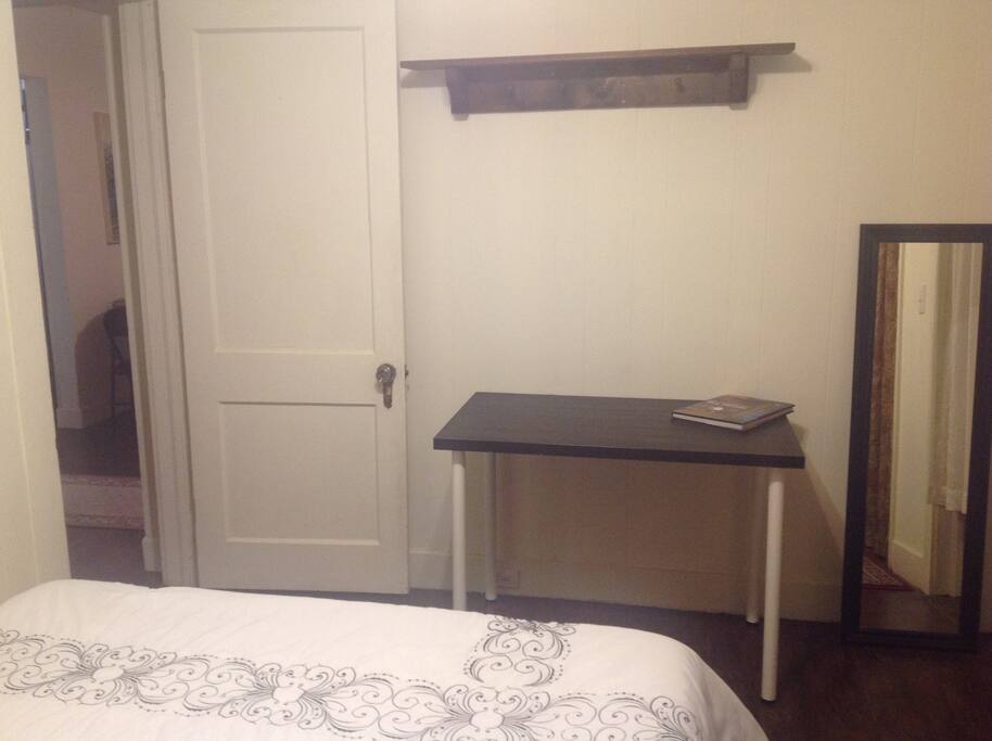 Laptop friendly workspace with high speed internet.