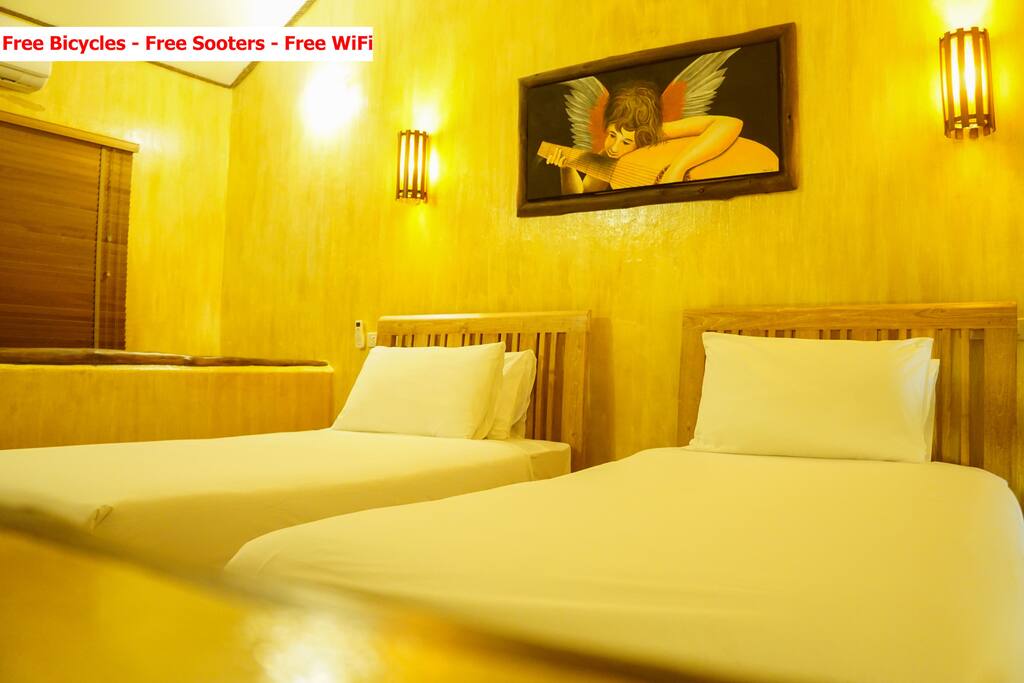 Twin Bed - www.baanponglodge.com