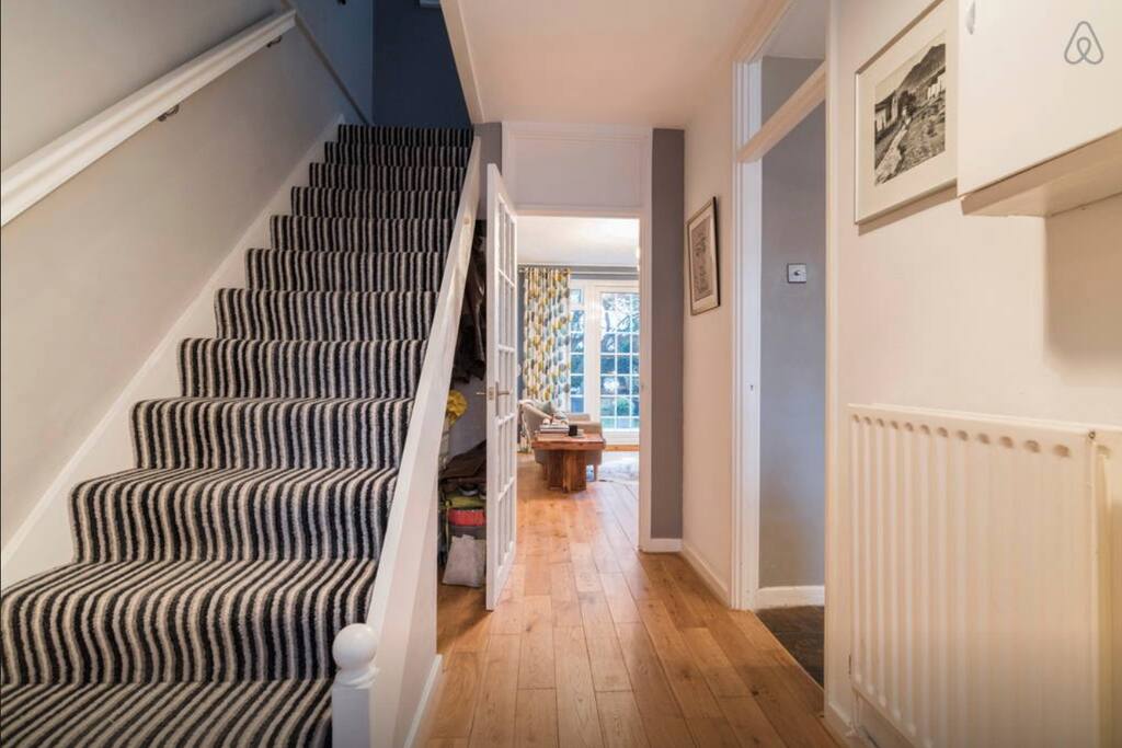 Open-plan hallway