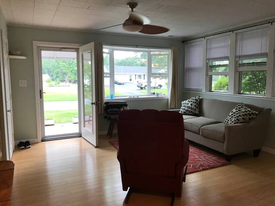 Sunny and airy living room
