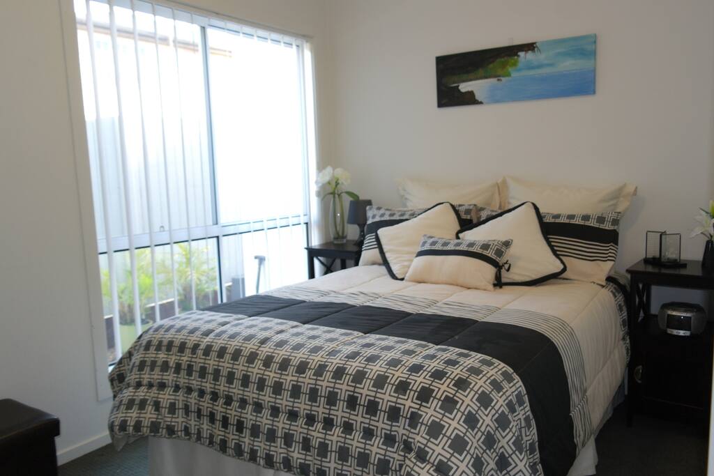 Your bedroom with winter quilt