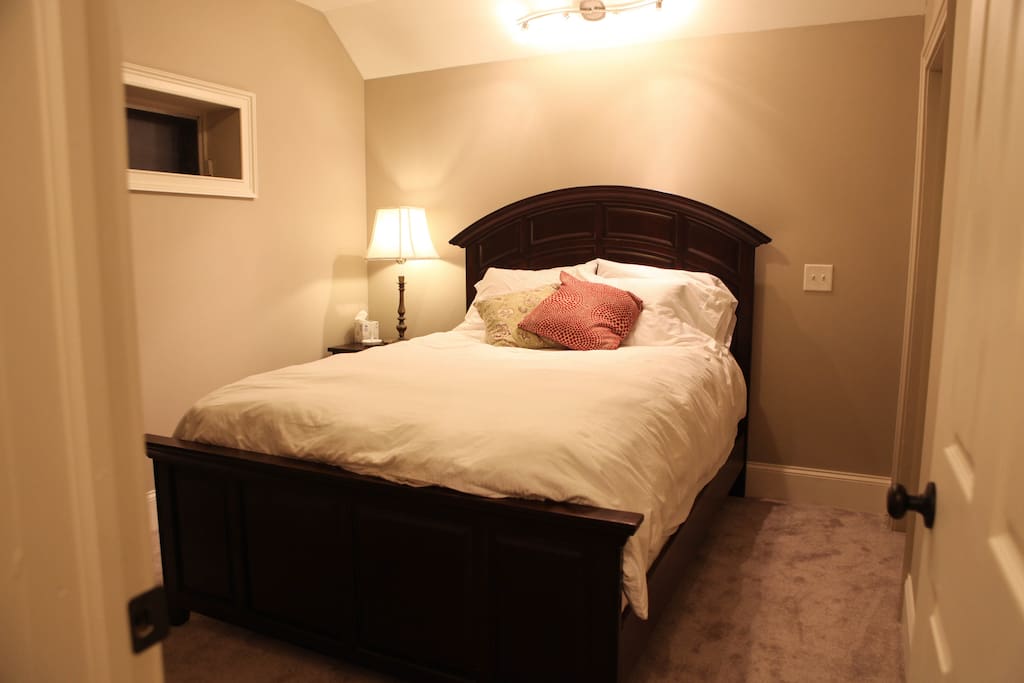 Superbly Comfy Queen Bed with a Premium Pillow-Top Mattress