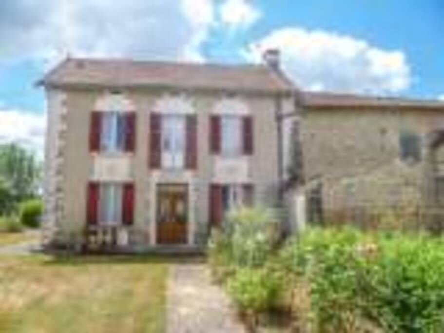 La vue de la maison à votre arrivée