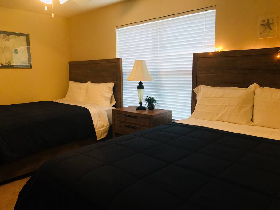 The two beds in the room