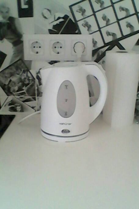 Podrás tomarte una infusión cuando te apetezca.