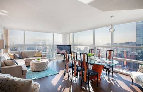 OceanView 1200sqft Spacious Bright CentralDowntown