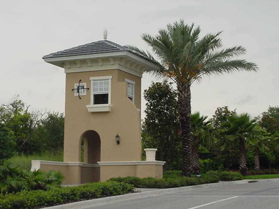 Entrance to Resort