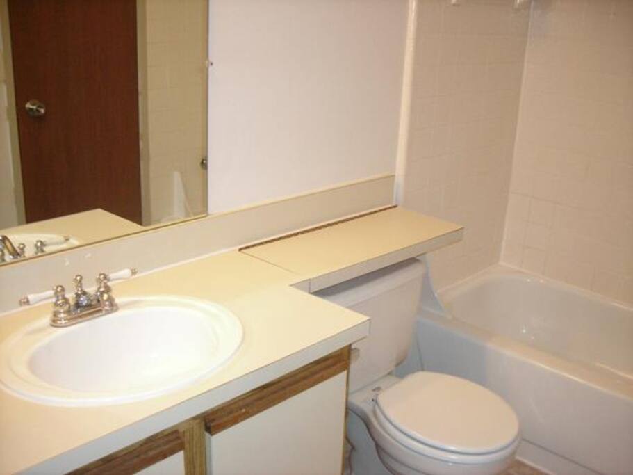 Bathroom all to oneself!
