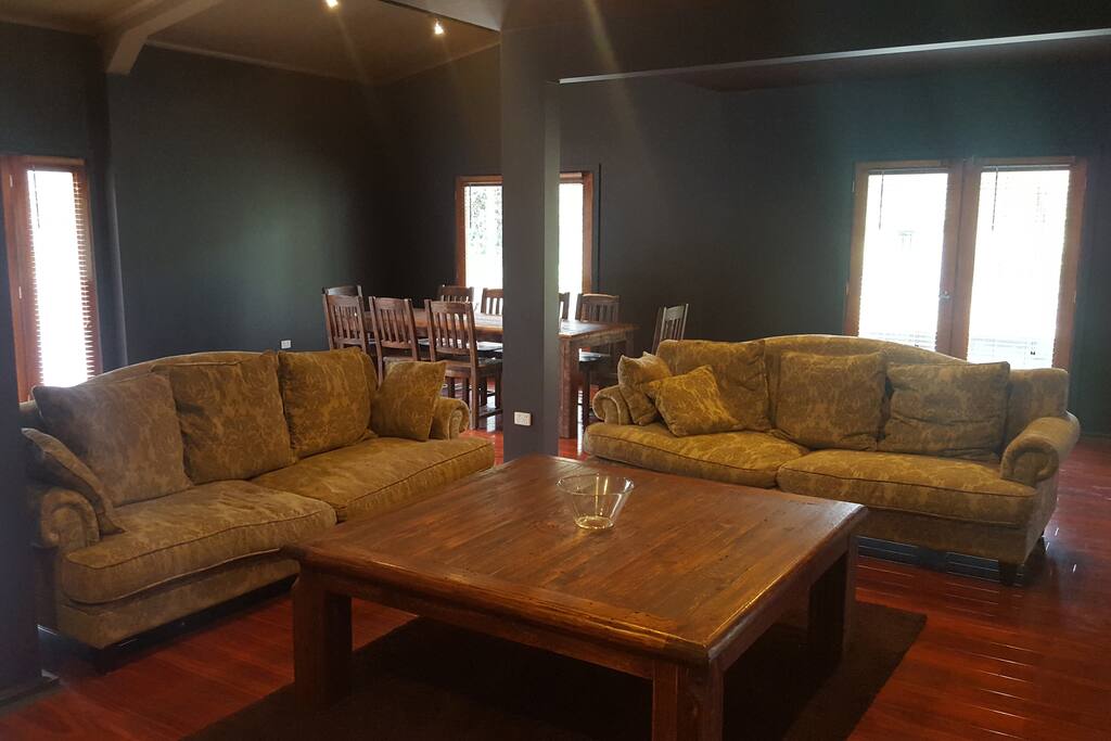 Open plan living area