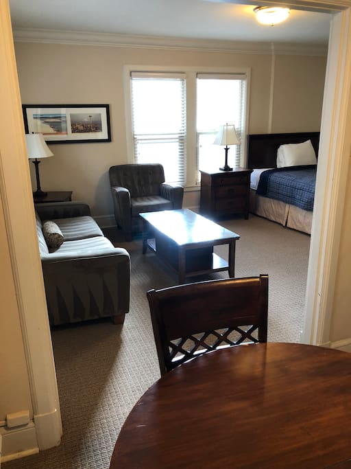 view into living room