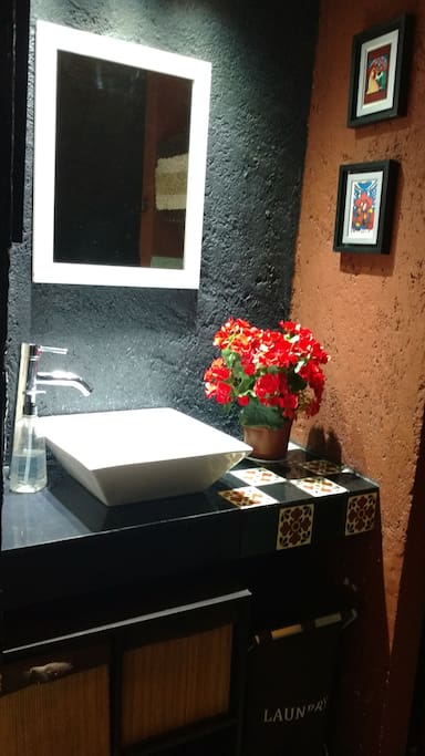 Private bathroom.