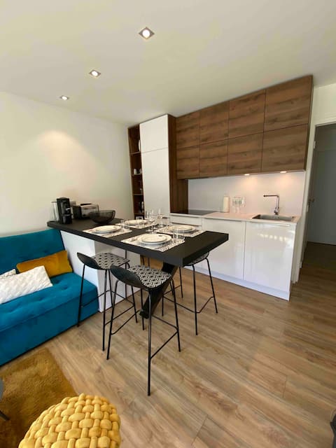 Beautiful 3 bedroom at the foot of the slopes with garage
La Mongie