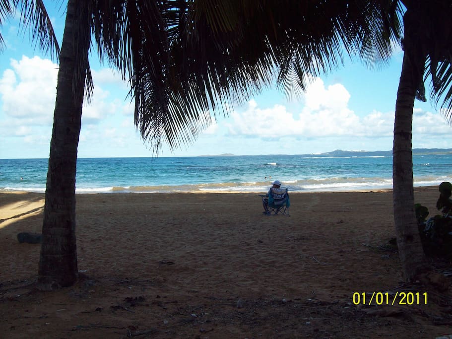 Luquillo beach walking distace of the condo.