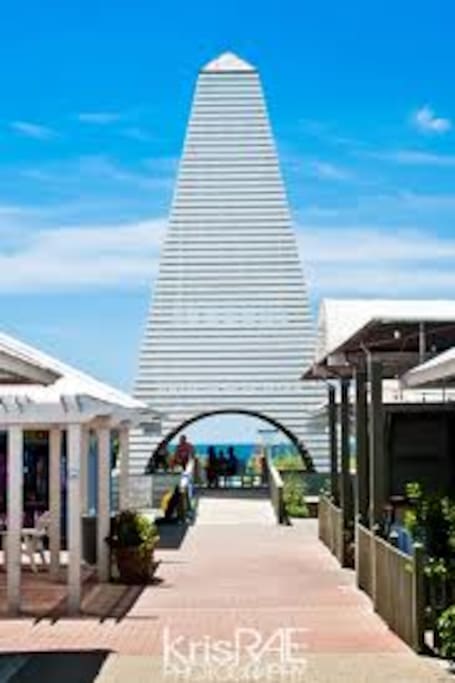 The gateway to the beach which is less than three blocks