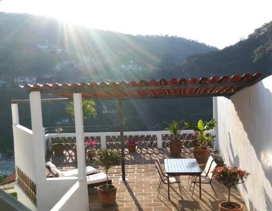 Sunrises on the terrace