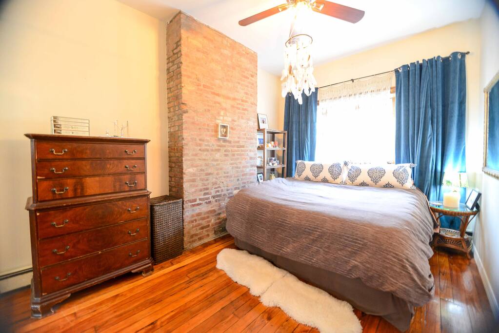 Huge bedroom with king-sized bed (it's big - photo doesn't quite do justice)