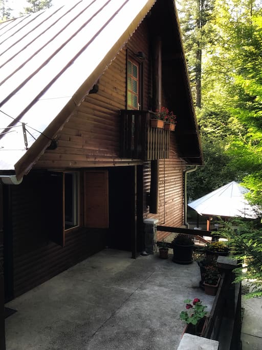 Front view of the house