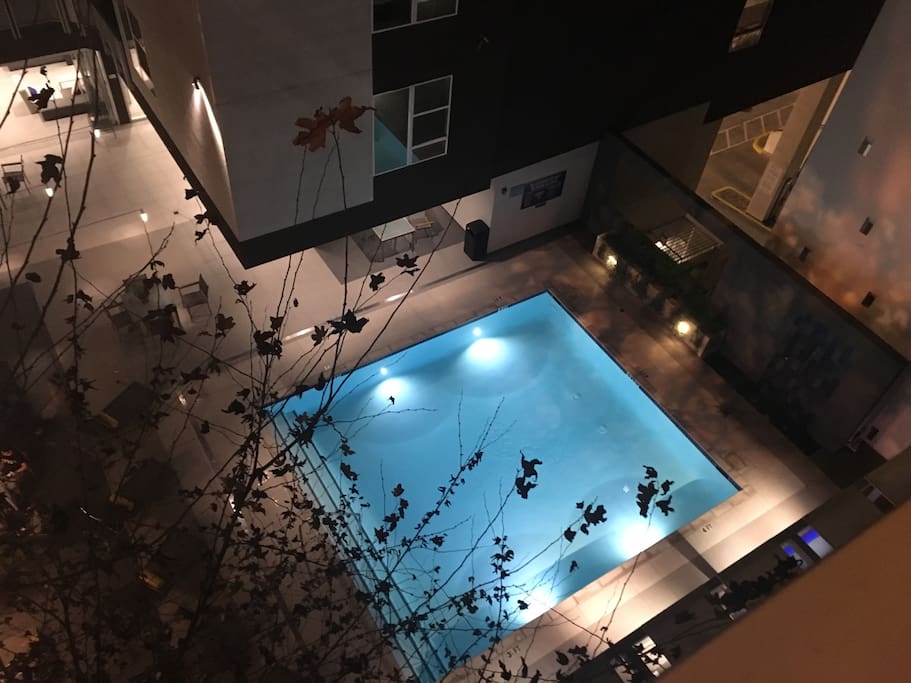 Your Romantic view from my balcony. Calls for a glass of wine.