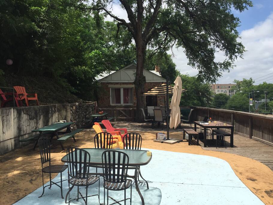 Come hang out with your new friends on our huge WiFi Enabled Patio!
