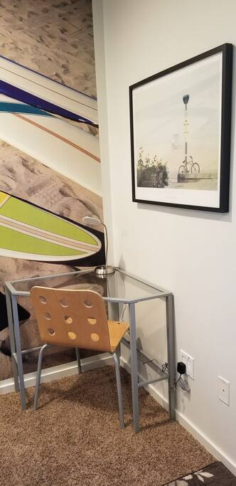 Convenient desk for work or laptop