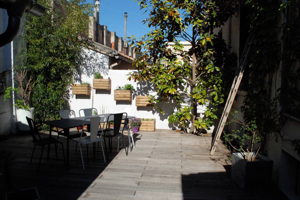 Terrasse / Potager