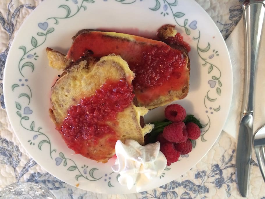 Raspberry French Toast