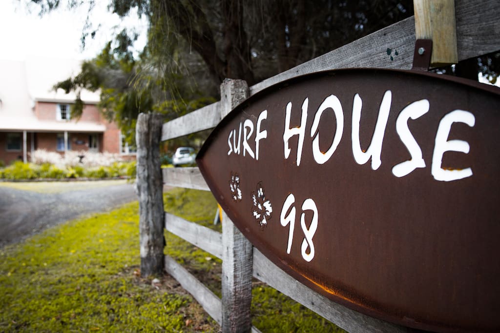 Entrance to Surf House Ocean Grove.