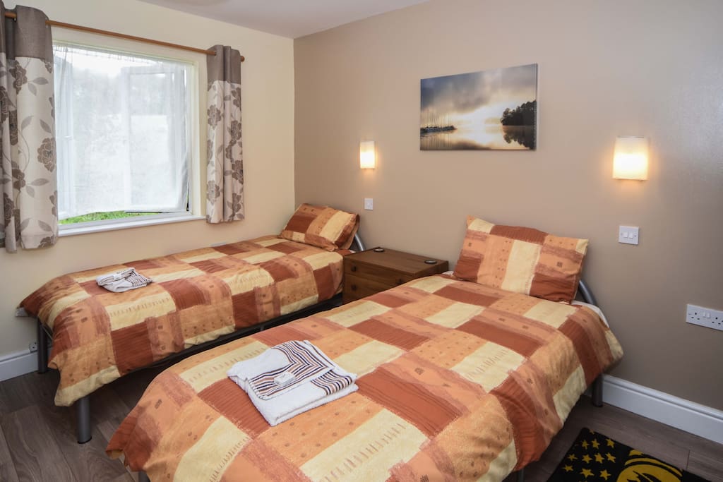 The twin room at Grey Alders