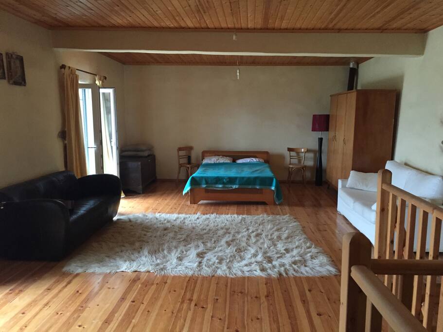 top floor double bed