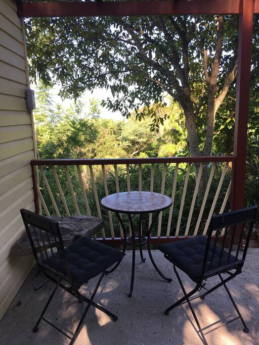 Private verandah off bedroom
