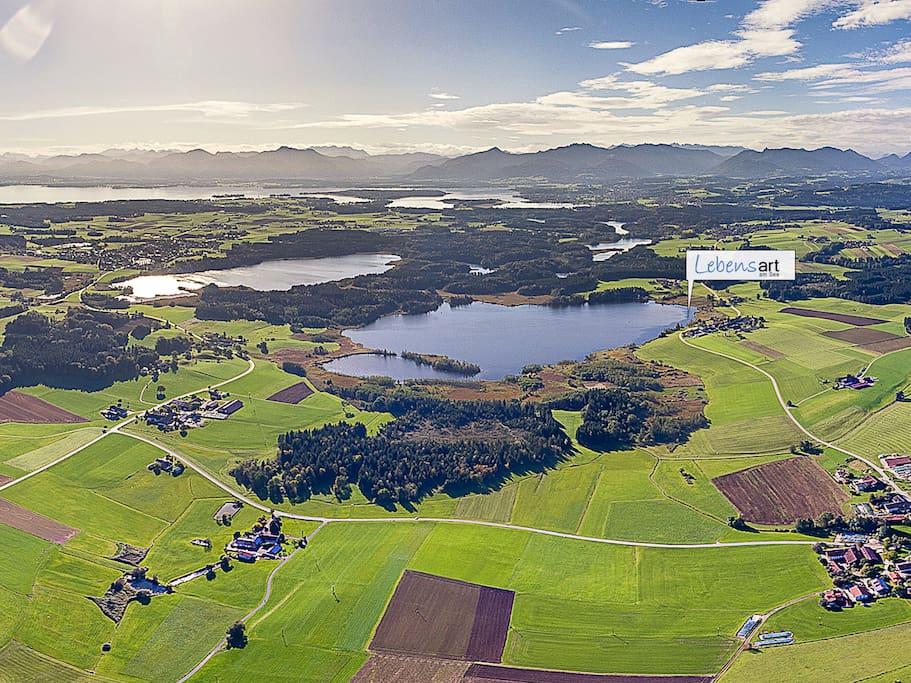 Lage der Ferienwohnung: in der Eggstätt-Hemhofer Seenplatte