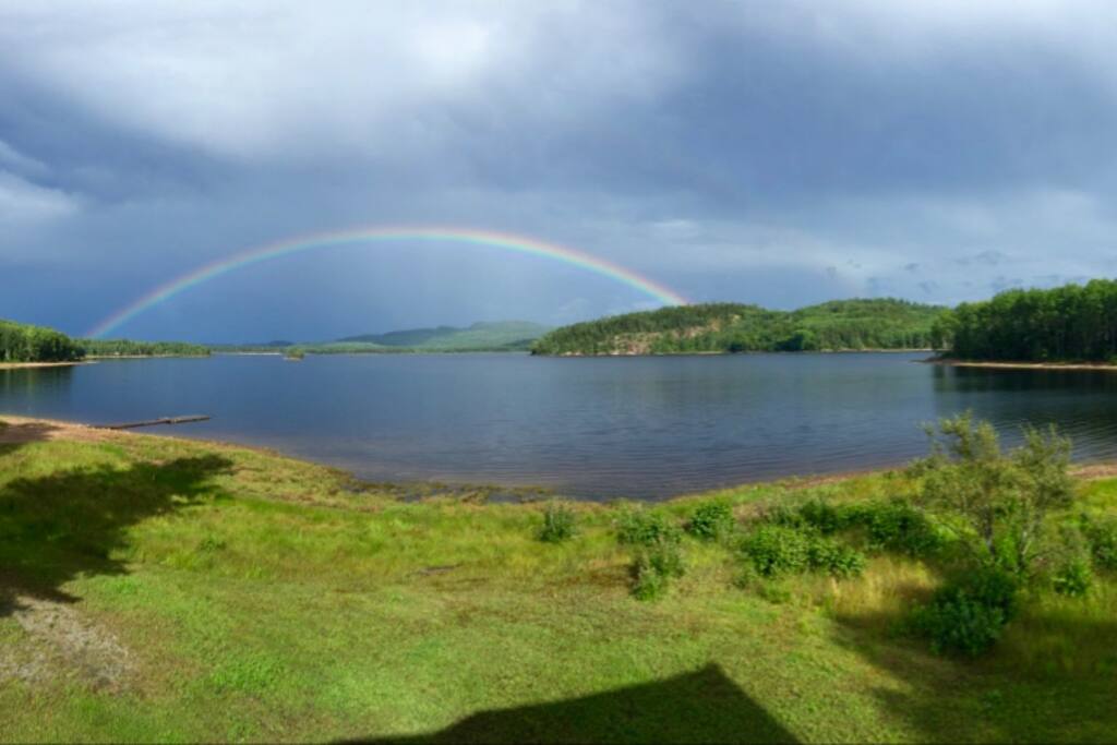 North Side View of Whitefish Lake
