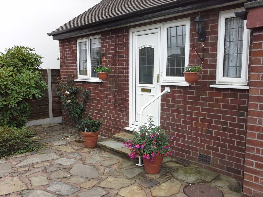 Entrance to Meadowside's self-contained accommodation