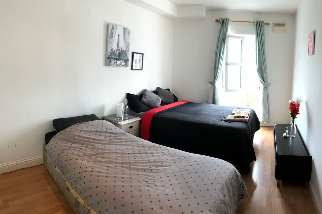 Double bedroom with with great river view