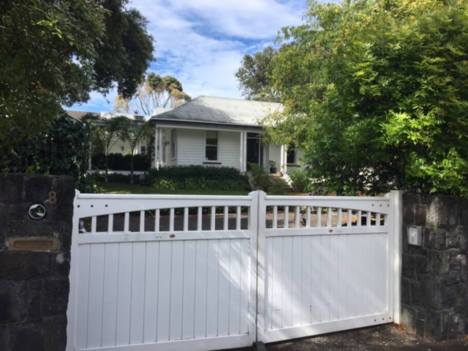Secure parking with automatic gates with code