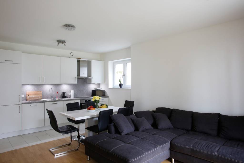 Kitchen with Living Room